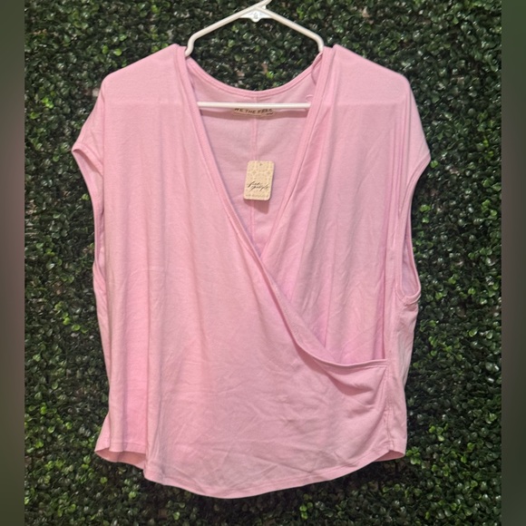 FREE PEOPLE We The Free Wrap Me Up Tee TOP - Picture 4 of 9